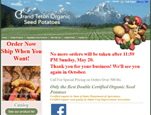 Tablet Screenshot of grandtetonorganics.com